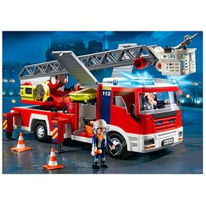 Camion De Bomberos Playmobil Con Escalera