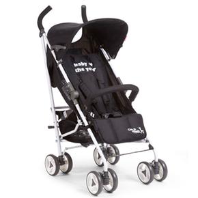 Sillita De Paseo Multiposiciones Negro Chasis Blanco Child Wheels