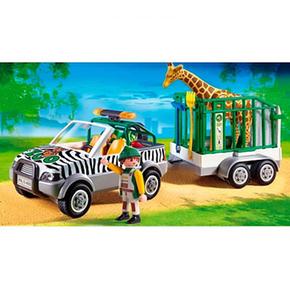 Vehículo Del Zoo Con Tráiler Playmobil
