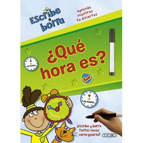 Escribe Y Borra – Que Hora Es Todolibro