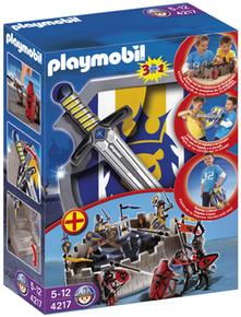 Playmobil Fortaleza Con Escudo Y Espada