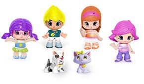 Pinypon 4 Figuras Y 3 Mascotas