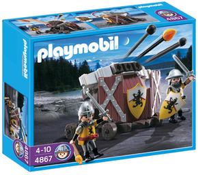 Playmobil Ballesta Triple Con Caballeros Del León