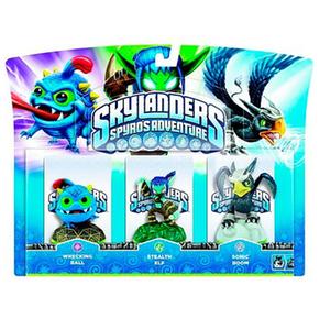 Skylander Triple Pack – Wrecking Ball/stealth Elf/sonic Boom