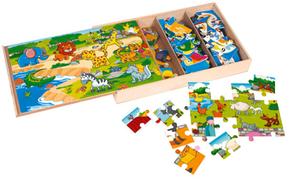 Nenittos 4 Puzzles De Madera