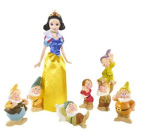 Disney Princess Super Conjunto Blancanieves Y Los 7 Enanitos
