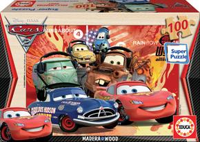 Puzzle Cars 2 De Madera 100 Piezas