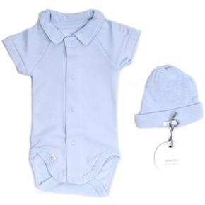 Gorro + Body Azul Absorba