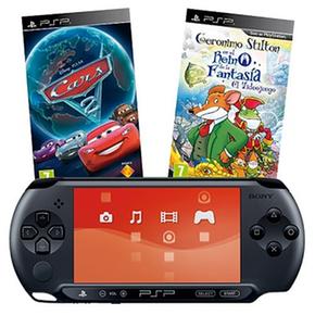 Consola Sony Psp E1004 + Geronimo Stilton + Cars 2