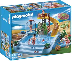 Playmobil Piscina Con Tobogán