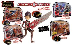 Código Lyoko Set 2 Figuras William