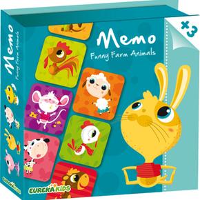 Memo Funny Farm Animals