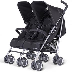 Sillita De Paseo Gemelar Twinyx Plus Pure Black Cybex