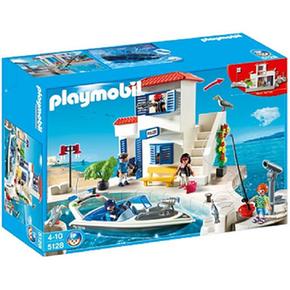 - Comisaría Del Puerto Con Lancha Rápida – 5128 Playmobil