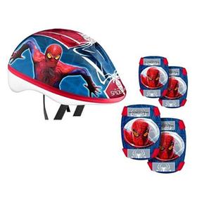 Casco Y Protecciones Spiderman 4