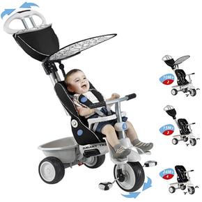 Smart Trike Triciclo Recliner Black