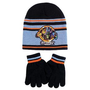 Gorro Y Guantes Gormiti Negro Y Azul – Talla 54