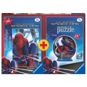 - Puzzleball Spiderman + Puzzle Spiderman Ravensburger