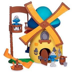 Los Pitufos – Molino Super Playset + 2 Figuras