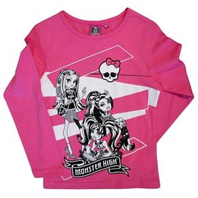 Monster High – Camiseta Manga Larga Rosa – 8 Años