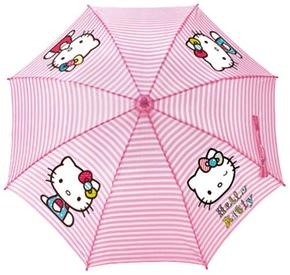 Hello Kitty Rayas Paraguas Infantil