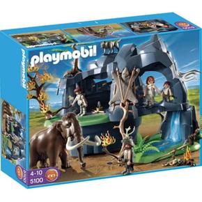 Playmobil Cueva Prehistórica Con Mamuts