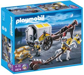 Playmobil Transporte Del Tesoro De Los Caballeros Del León