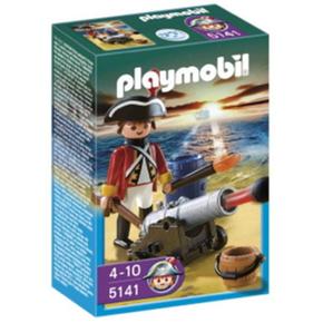 Playmobil Soldado Con Cañón