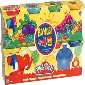 Play-doh 4 Botes + 4 Botes Regalo