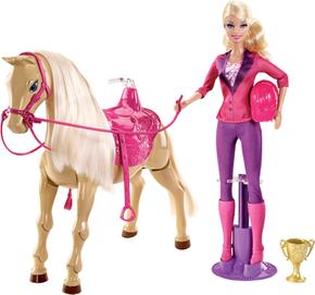 Barbie Y Tawny Caballito Trotador