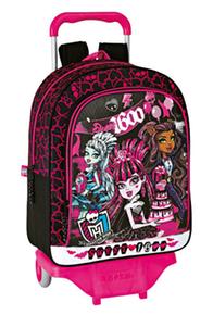 Monster High Draculaura 1600 Mochila Grande Con Ruedas