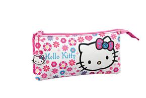 Hello Kitty Portatodo 3 Bolsillos