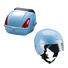 Vespa Safety Helmet & Rear Box