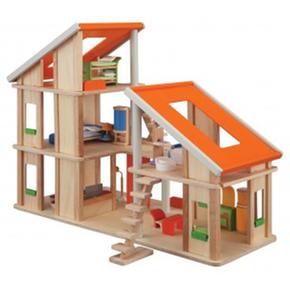 Chalet Con Muebles Plantoys