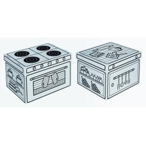 Caja Cocina (set 2 Unidades) Villa Carton