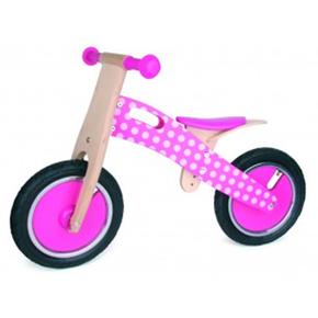 Bicicleta A Topos Rosa Y Blanco Scratch