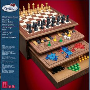 Super Reunidos De 10 Madera Set Juegos j354ARL