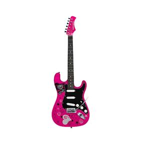 Play On – Guitarra Eléctrica Rosa Con Amplificador