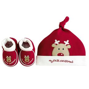 Gorro Y Botitas Navidad – Talla 6 A 9 Meses Bruin