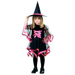 Disfraz Bruja Lazo Rosa – Talla 3-4 Años