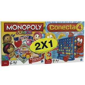 Pack Monopoly Junior + Conecta 4 Hasbro