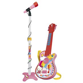 Conjunto Guitarra Y Micro Hello Kitty Claudio Reig