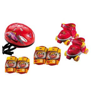 Set Patines, Casco Y Protecciones Cars Importación