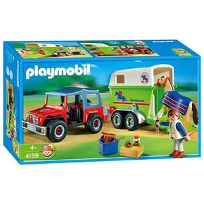 Transporte De Caballos Con Remolque Playmobil