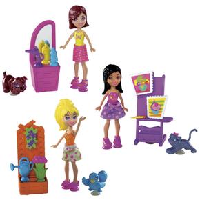 Muñecas Divercasa Polly Y Sus Amigas Mattel