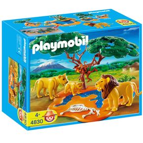 Familia De Leones Y Monos Playmobil