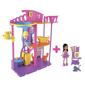 Polly Pocket Divercasa + Muñeca De Regalo Mattel