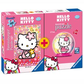 Puzzle 100 Con Puzzle Ball Hello Kitty Ravensburger