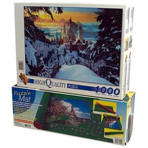 Pack 2 Puzzles 1000 Piezas + Tapete