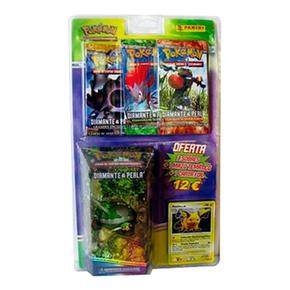 Blíster 3 Sobres + Baraja+ Carta Pokémon